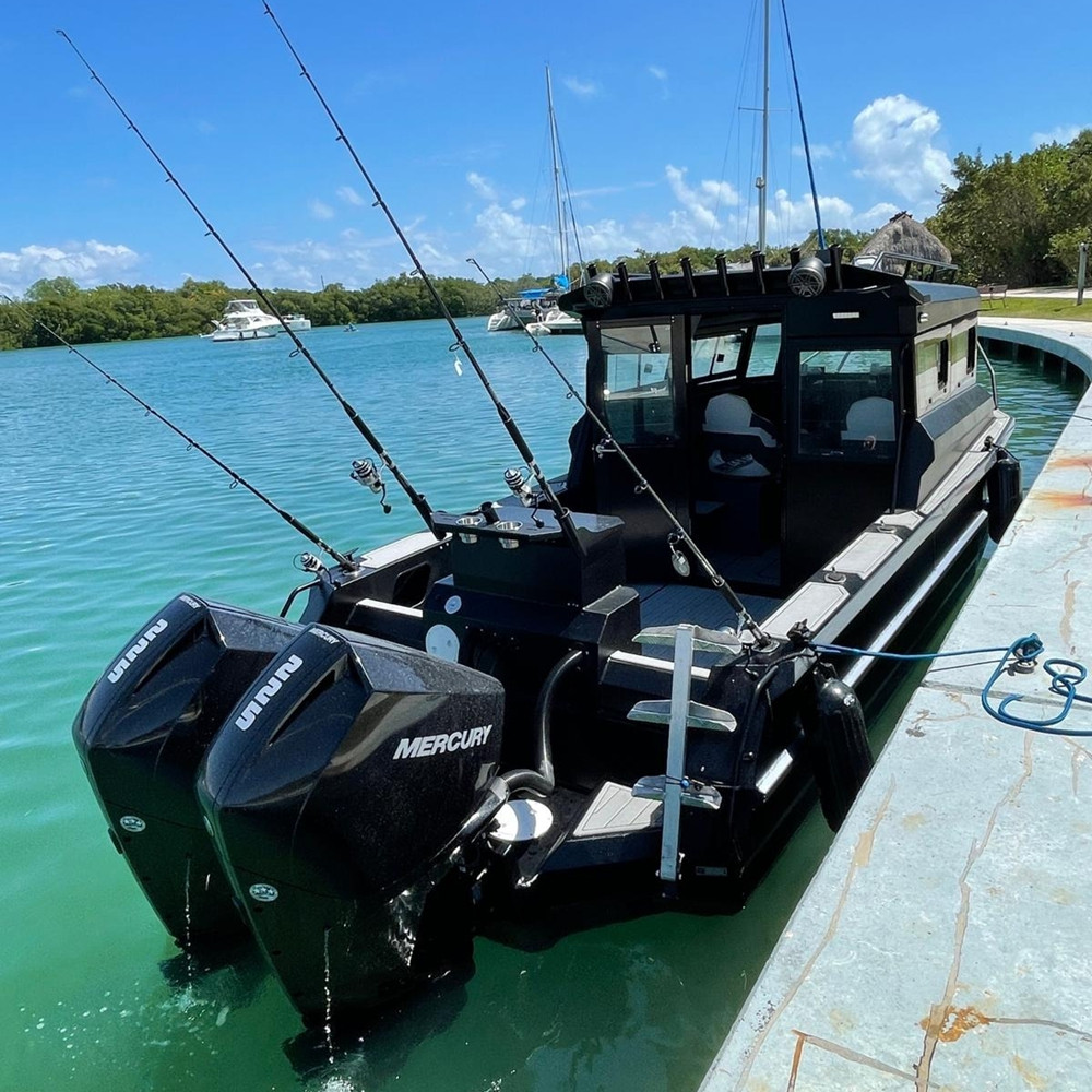 Fishing Boat Aluminum - เรือตกปลาอลูมิเนียม 18 ฟุต พร้อมมอเตอร์และรถพ่วง สำหรับการตกปลาในทะเลลึกเชิงพาณิชย์