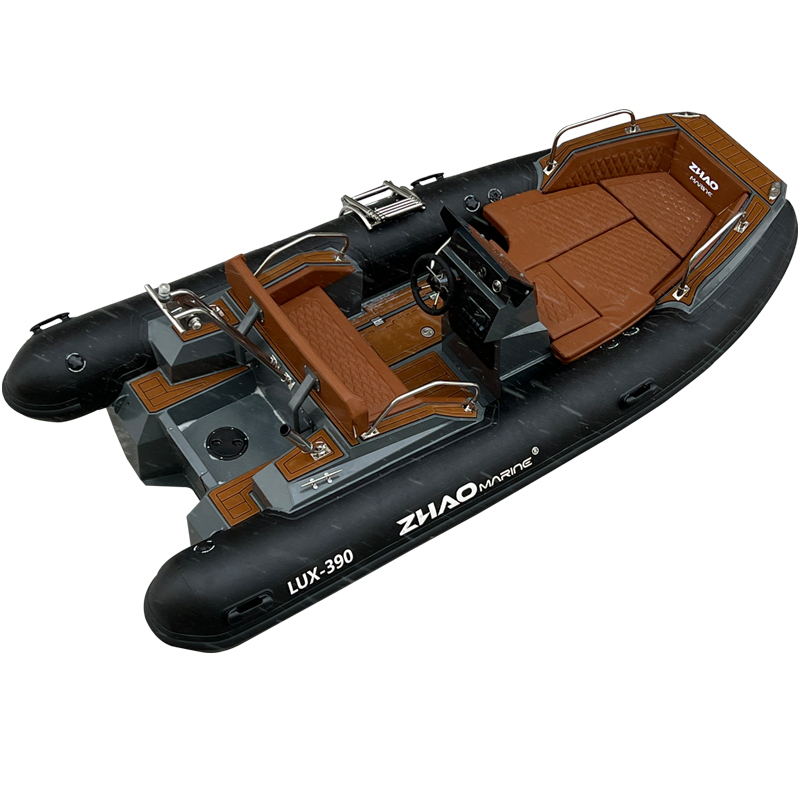 Fishing Boat Aluminum - 13ft LUX Rib Boat390 อลูมิเนียมความเร็วสูง Hull