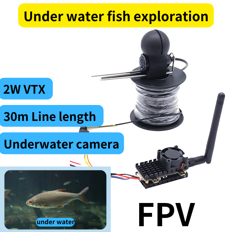 Fishing Boat Anchor - การส่งภาพ 2W กล้องตรวจจับปลาใต้น้ําแบบไร้สายรีโมทคอนโทรลเรือสมอปลาตกปลาสามารถวัดความลึกได้