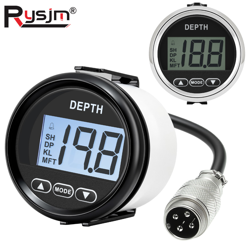 Fishing Boat Gps - เครื่องวัดความลึกแบบใหม่ 52 มม./2 นิ้ว เครื่องวัดความลึกทางทะเล ระยะ