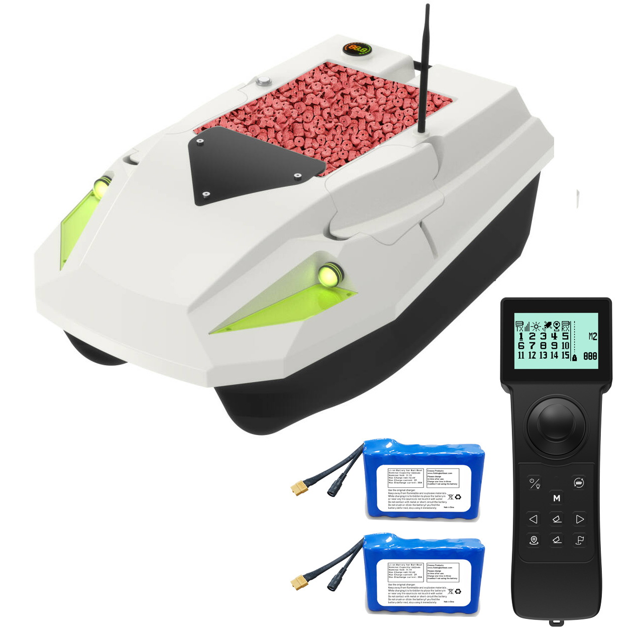 Fishing Boat Gps - เรือตกปลา GPS RC 12V พร้อมจุดกำหนดตำแหน่ง 100