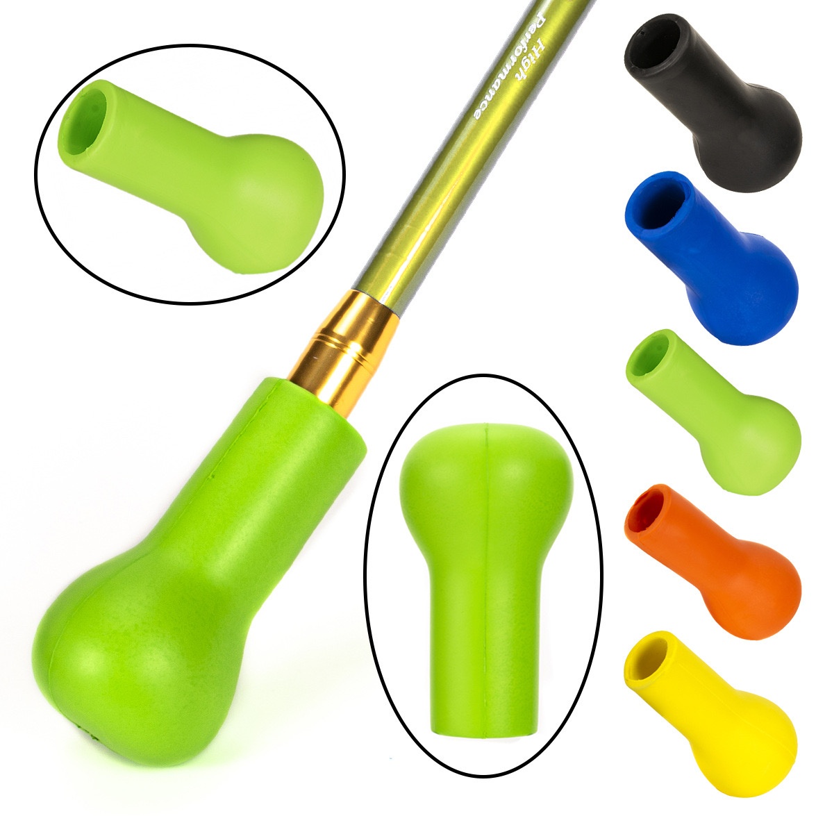 Fishing Boat Oar - 1ชิ้นตัวยึดคันเบ็ดที่วางคันเบ็ดทรงกลมฝาครอบป้องกันอุปกรณ์ตกปลา