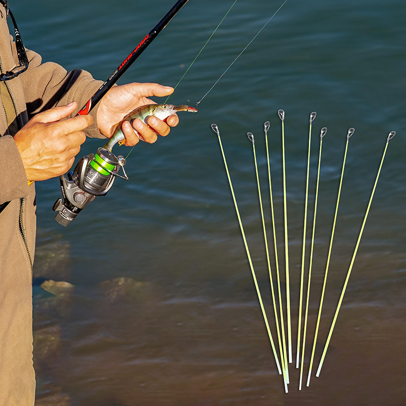 Fishing Boat Fiberglass - ปลายคันเบ็ดตกปลาแบบไฟเบอร์กลาส ขนาด 42 ซม. จำนวน 5