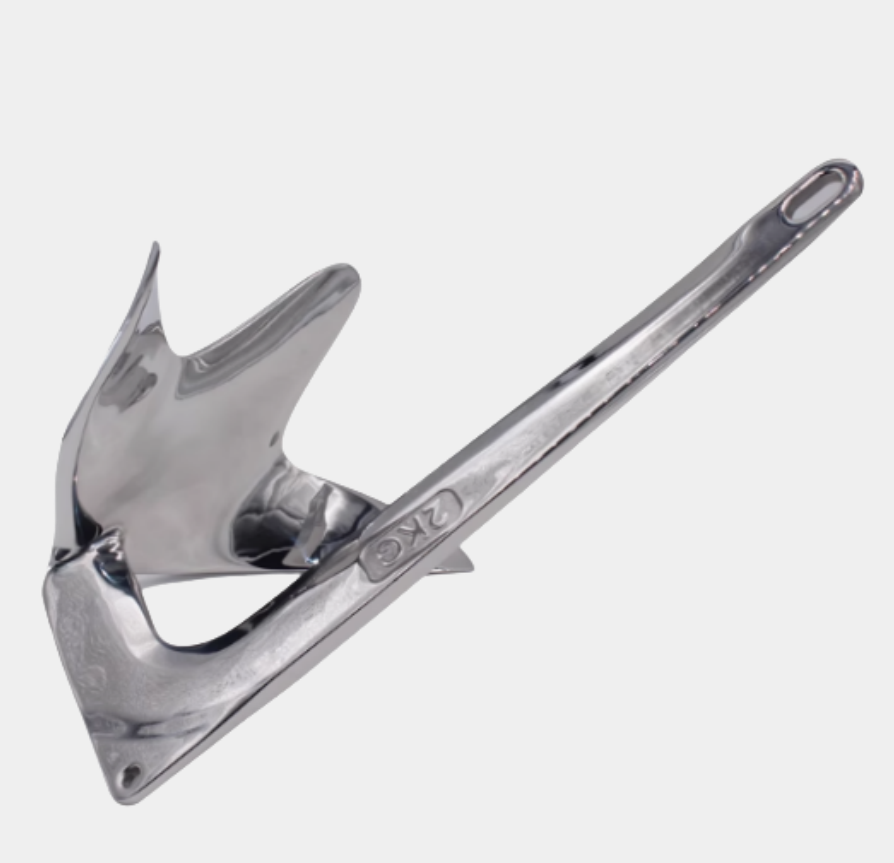 316 สแตนเลสสตีล Bruce Anchor A - Fishing Boat Anchor บทวิจารณ์และราคา