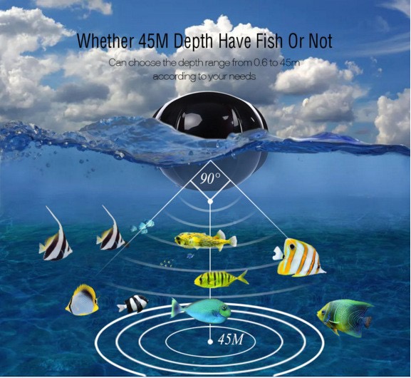 เครื่องหาปลาแบบพกพา พร้อมเซ็นเ - Fishing Boat Depth Finder บทวิจารณ์และราคา
