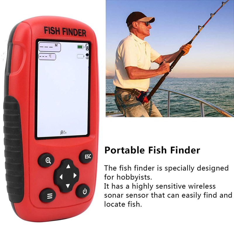 เครื่องหาปลาไร้สาย เซ็นเซอร์โซ - Fishing Boat Depth Finder บทวิจารณ์และราคา