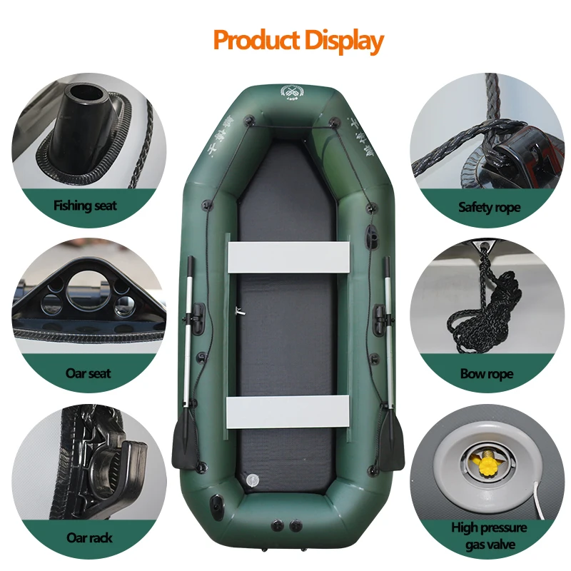 เรือพองพีวีซีเรือคายัคพร้อมแผ่ - Fishing Boat Trailer บทวิจารณ์และราคา