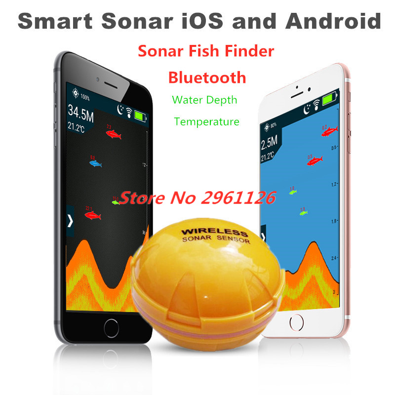 ไร้สาย Fish Finder แบบพกพา Ech - Fishing Boat Depth Finder บทวิจารณ์และราคา