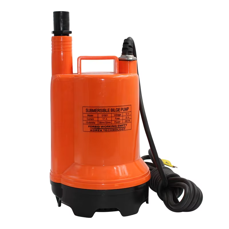 ปั๊มน้ำท้องเรือ 12V/24V DC ปั๊ - Fishing Boat Bilge Pump บทวิจารณ์และราคา