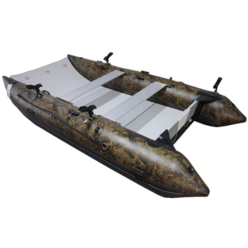 เรือยางคาตามารันความเร็วสูง ทำ - Fishing Boat Inflatable บทวิจารณ์และราคา