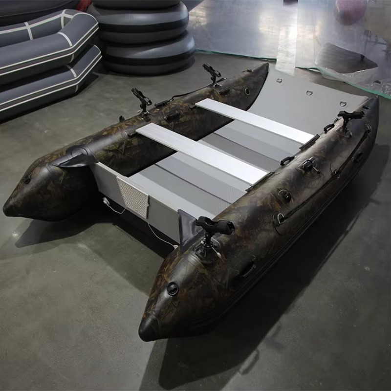 เรือยางคาตามารันความเร็วสูง ทำ - Fishing Boat Inflatable บทวิจารณ์และราคา