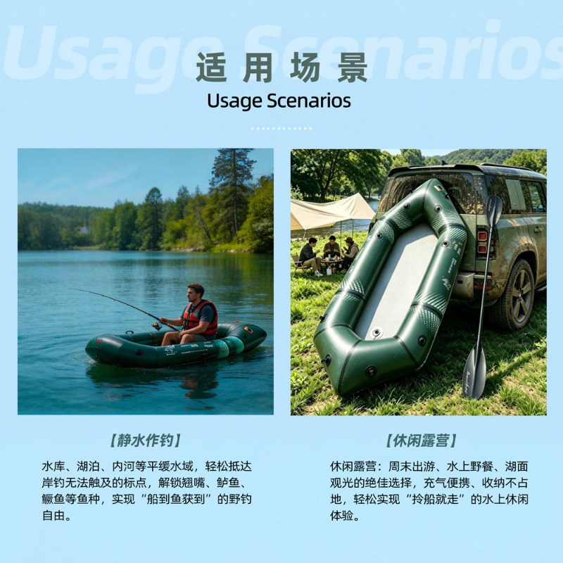 เรือตกปลาแบบพกพา BLFst Fly Fis - Fishing Boat Inflatable บทวิจารณ์และราคา