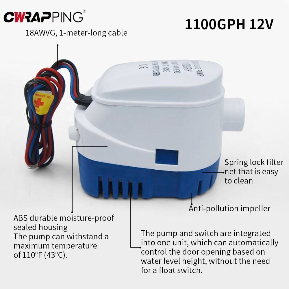 ปั๊มน้ำท้องเรือสำหรับรถบ้าน อุ - Fishing Boat Bilge Pump บทวิจารณ์และราคา