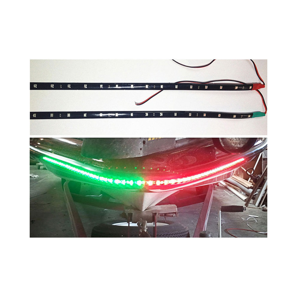 ไฟ LED แบบแถบ 12V กันน้ำ สีแดง - Fishing Boat Trailer บทวิจารณ์และราคา