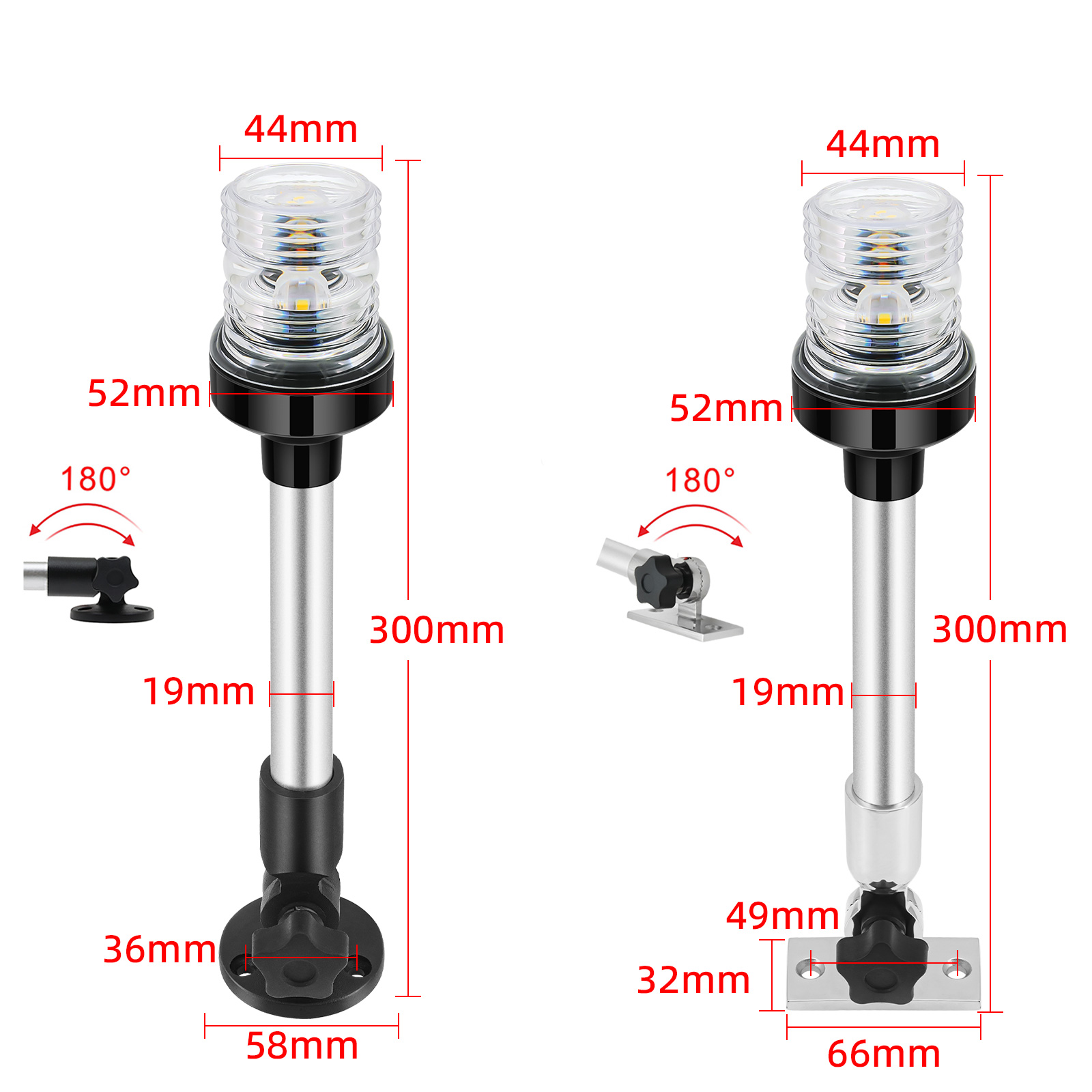 ไฟ LED ขนาด 6/12 นิ้ว แบบพับได - Fishing Boat Paddle บทวิจารณ์และราคา