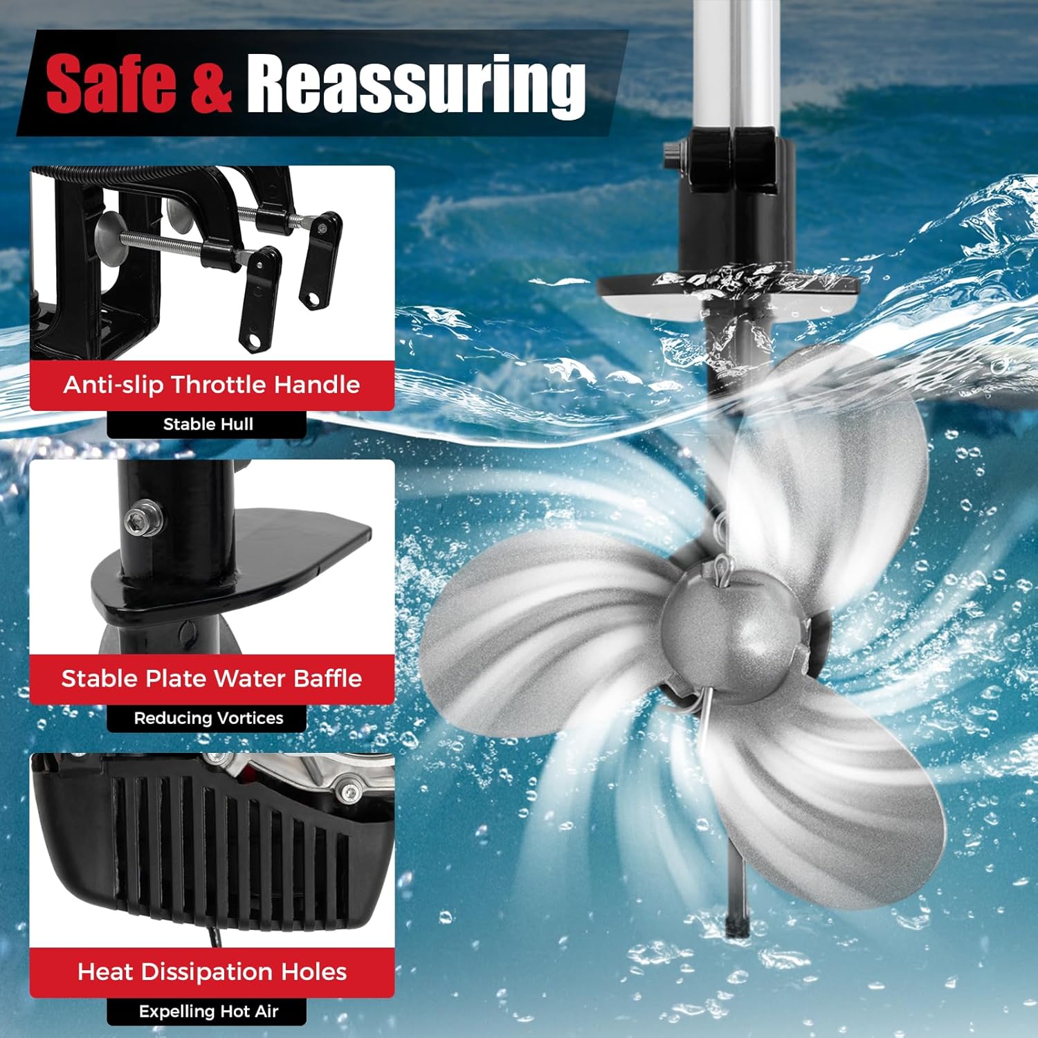 มอเตอร์ติดท้ายเรือ 4 แรงม้า, เ - Fishing Boat Outboard Motor บทวิจารณ์และราคา