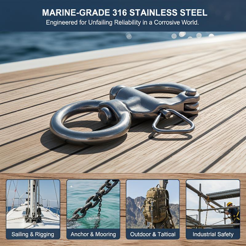 ห่วงโซ่สแน็ปหมุนได้สำหรับเรือเ - Fishing Boat Trailer บทวิจารณ์และราคา