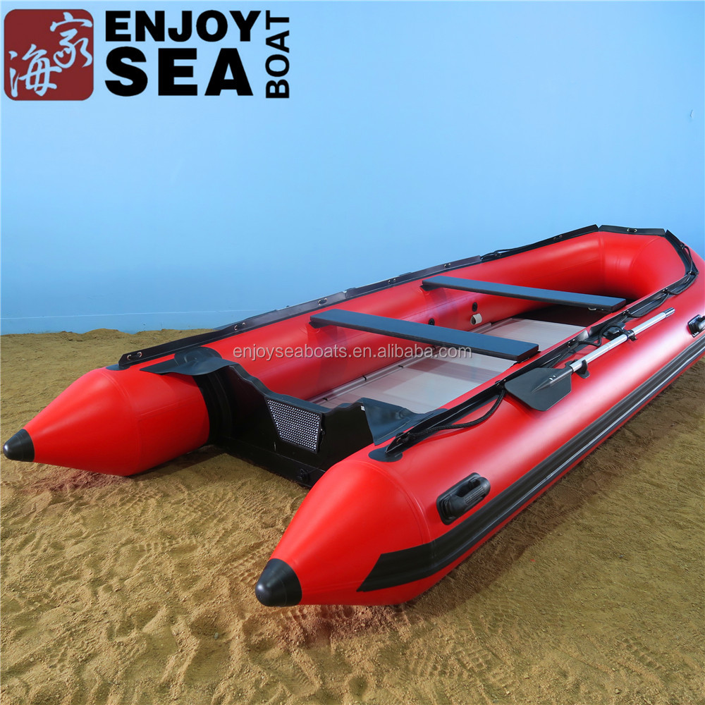 เรือตกปลาเป่าลมสีแดงรุ่นปี 202 - Fishing Boat Aluminum บทวิจารณ์และราคา