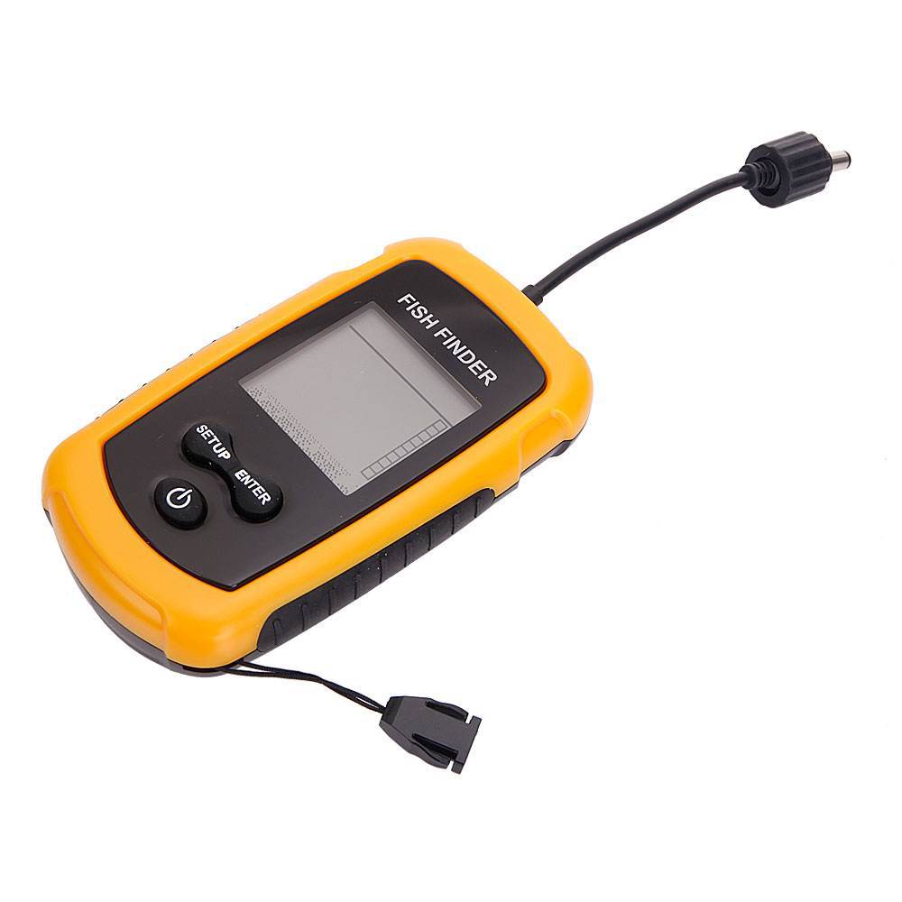 เครื่องตรวจจับปลาแบบพกพา 100 เ - Fishing Boat Depth Finder บทวิจารณ์และราคา