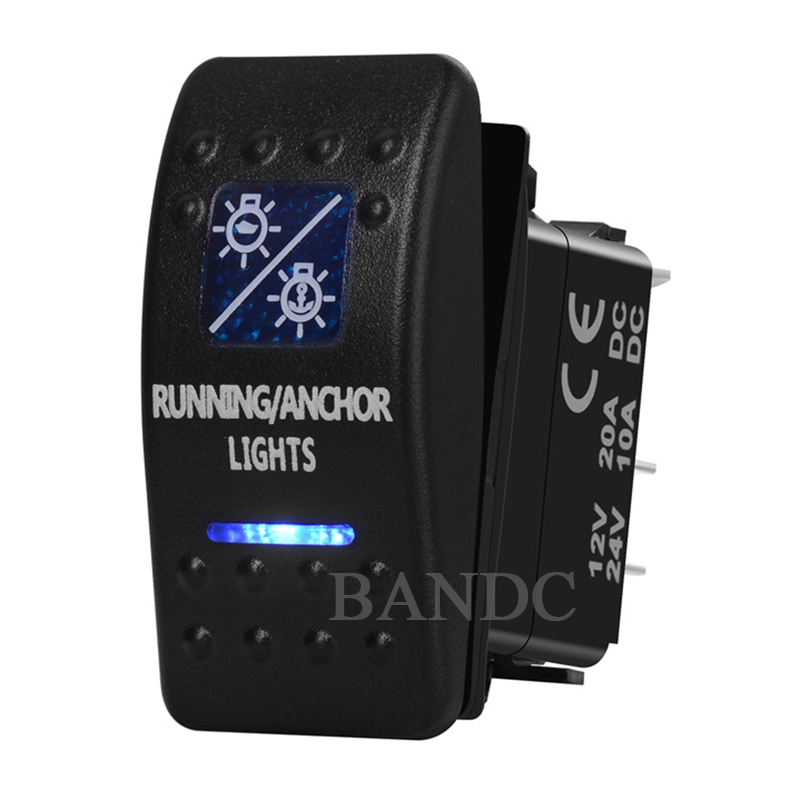 สวิตช์ไฟ LED สีน้ำเงินสำหรับวิ - Fishing Boat Anchor บทวิจารณ์และราคา