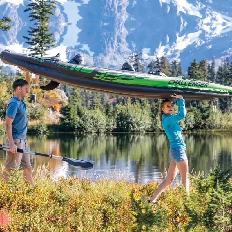 เรือคายัคเป่าลมแบบ 1/2 ที่นั่ง - Fishing Boat Inflatable บทวิจารณ์และราคา