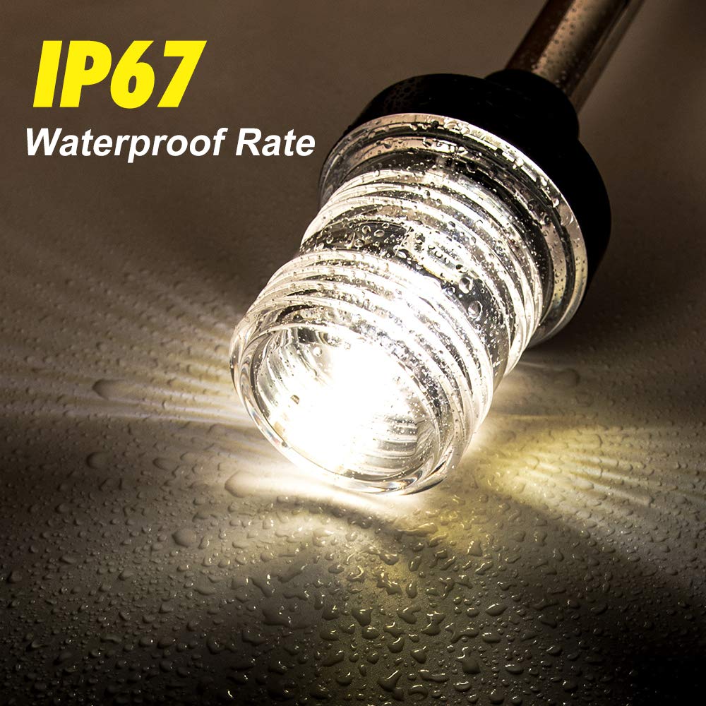 ไฟท้ายเรือ LED สีขาว 360 องศา  - Fishing Boat Anchor บทวิจารณ์และราคา