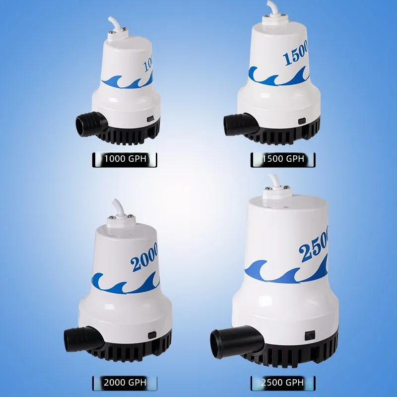 ปั๊มน้ำทิ้งเรือ 12V 24V DC ปั๊ - Fishing Boat Bilge Pump บทวิจารณ์และราคา