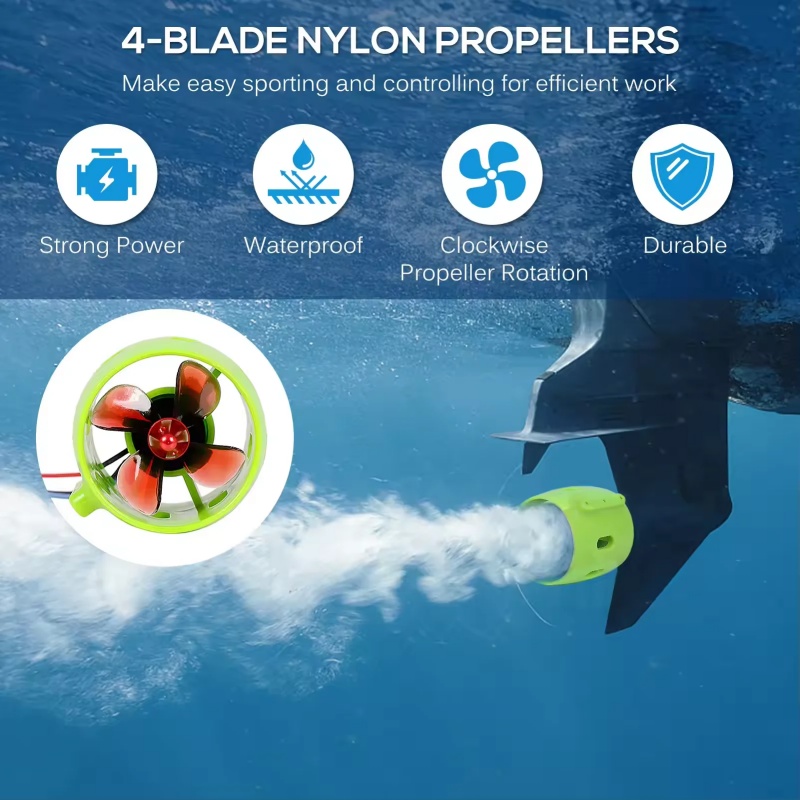 มอเตอร์ใต้น้ำแบบไร้แปรงถ่าน 12 - Fishing Boat Trolling Motor บทวิจารณ์และราคา