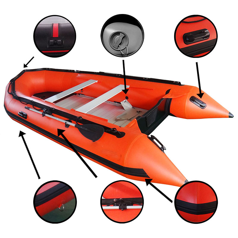 เรือยางเป่าลมสำหรับตกปลา กู้ภั - Fishing Boat Aluminum บทวิจารณ์และราคา