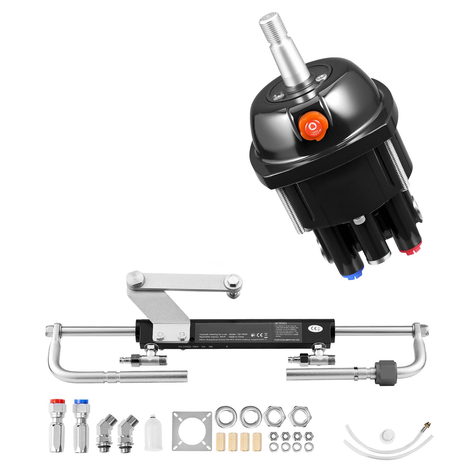 ชุดพวงมาลัยไฮดรอลิก, 90 แรงม้า - Fishing Boat Aluminum บทวิจารณ์และราคา
