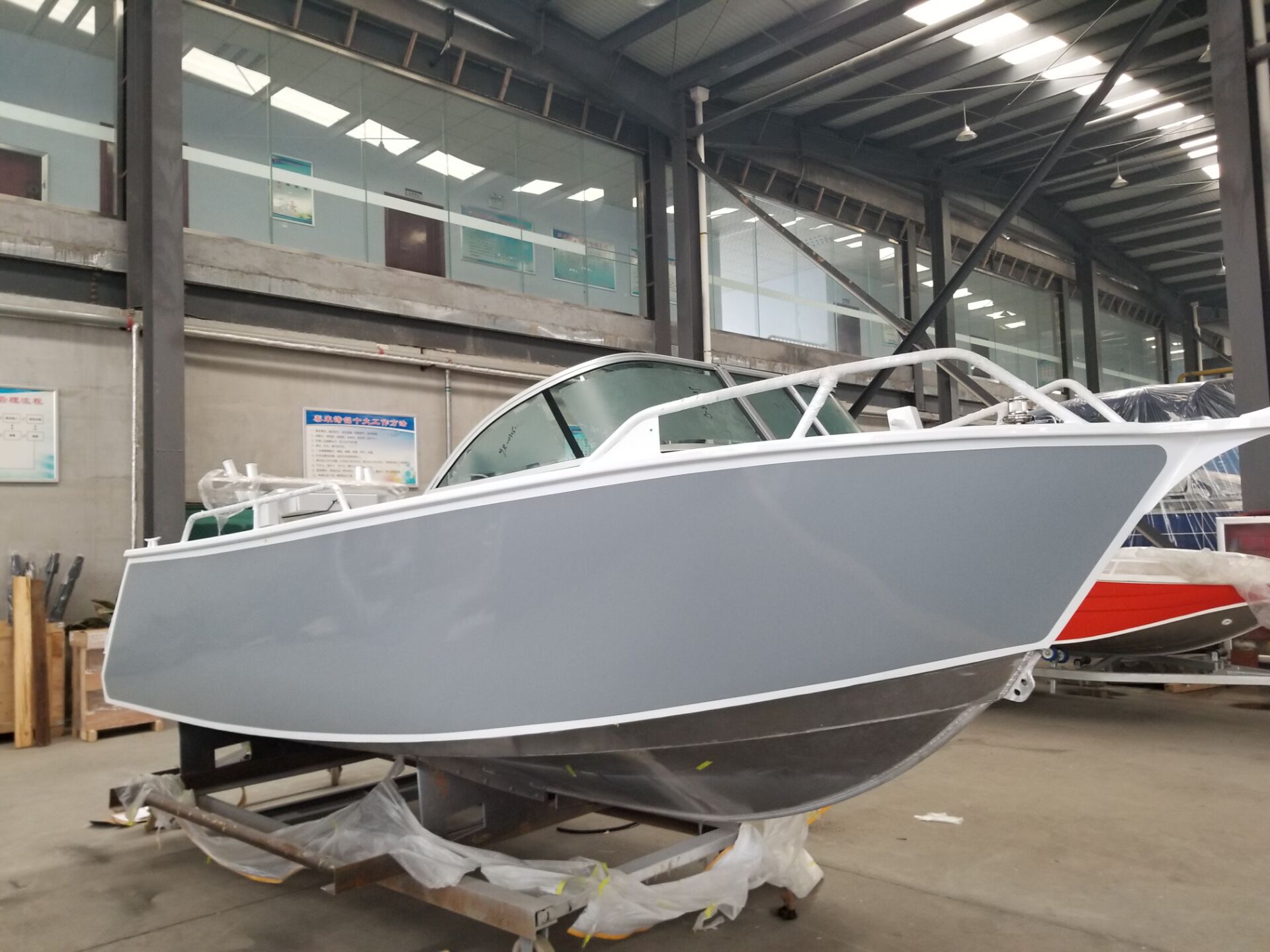 เรือตกปลาอลูมิเนียม 5.5 เมตร เ - Fishing Boat Aluminum บทวิจารณ์และราคา