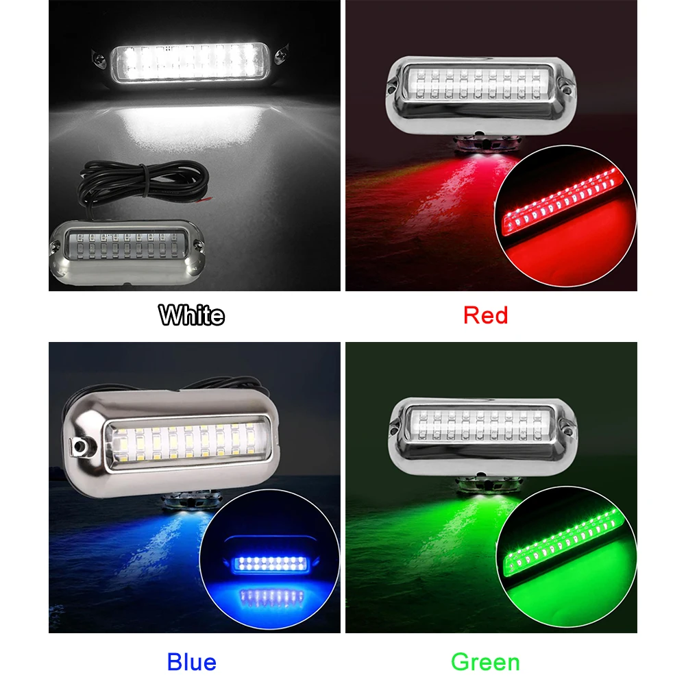 27LED เรือสปีดโบ๊ทสแตนเลสสตีลไ - Fishing Boat Navigation Light บทวิจารณ์และราคา