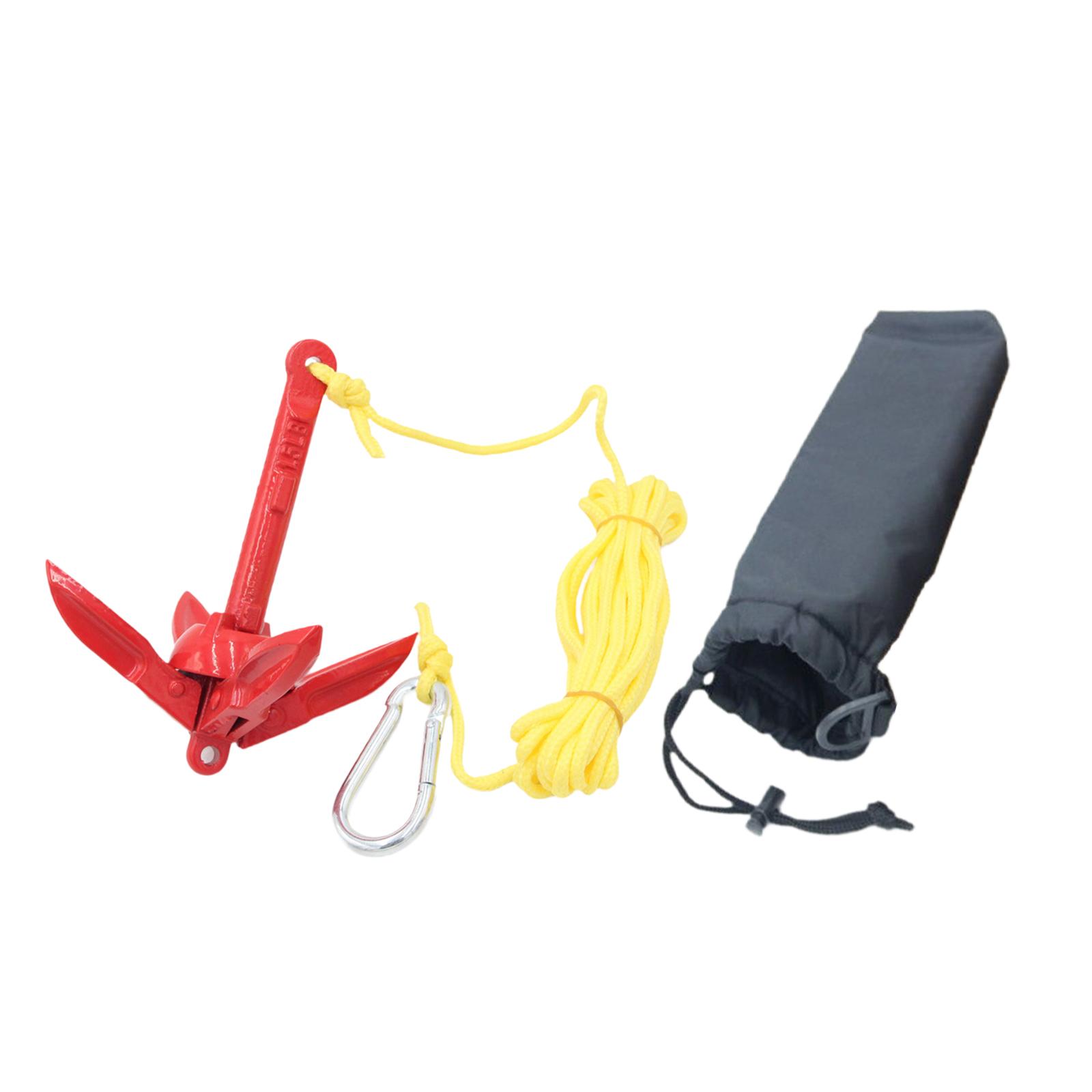 ชุดสมอเรือพับได้ทำจากเหล็กกล้า - Fishing Boat Anchor บทวิจารณ์และราคา