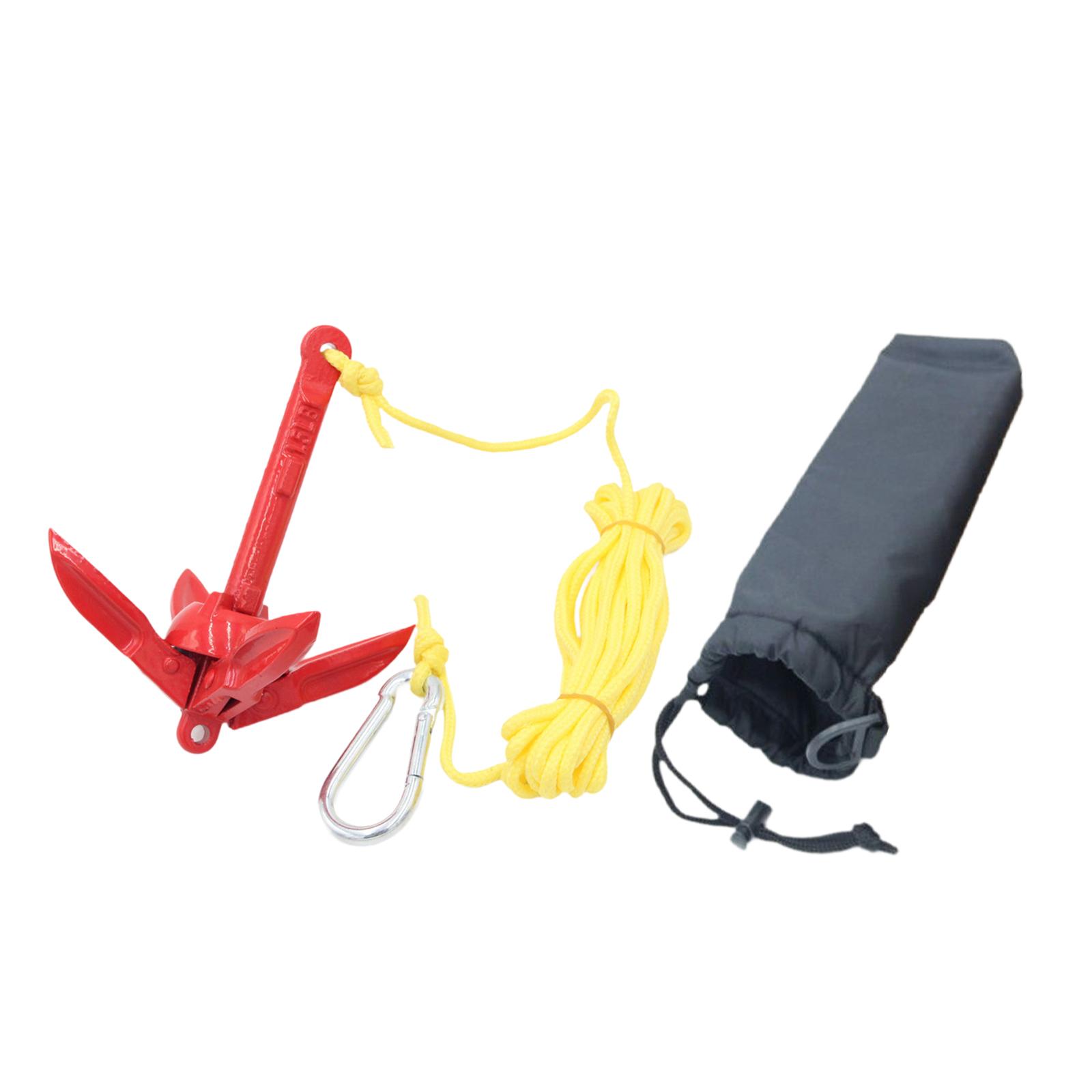 ชุดสมอเรือพับได้ทำจากเหล็กกล้า - Fishing Boat Anchor บทวิจารณ์และราคา